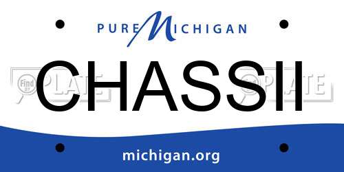 CHASSII Michigan License Plate