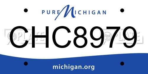 CHC8979 Michigan License Plate