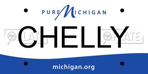 CHELLY Michigan License Plate