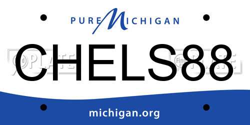CHELS88 Michigan License Plate