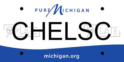 CHELSC Michigan License Plate