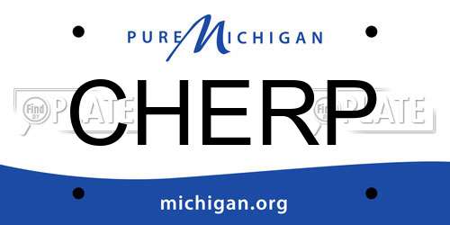 CHERP Michigan License Plate