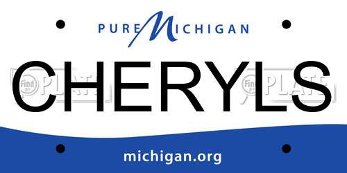 CHERYLS Michigan License Plate