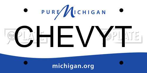 CHEVYT Michigan License Plate