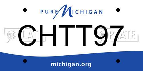 CHTT97 Michigan License Plate