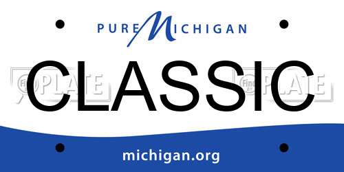 CLASSIC Michigan License Plate
