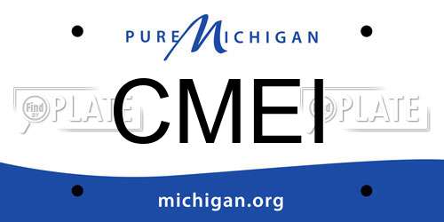 CMEI Michigan License Plate