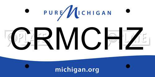 CRMCHZ Michigan License Plate