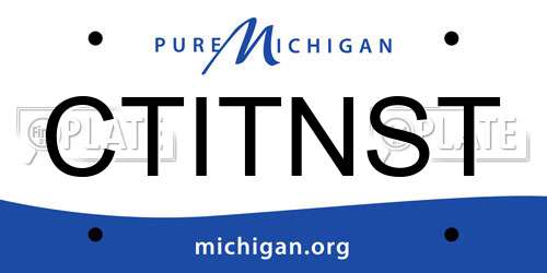 CTITNST Michigan License Plate