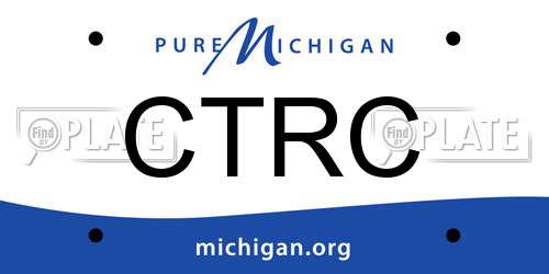 CTRC Michigan License Plate