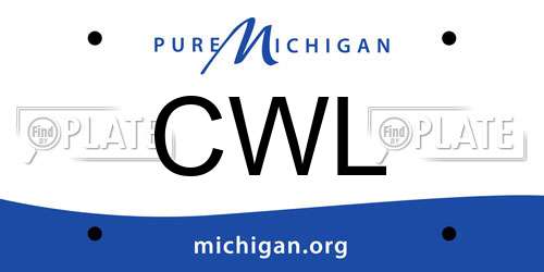 CWL Michigan License Plate