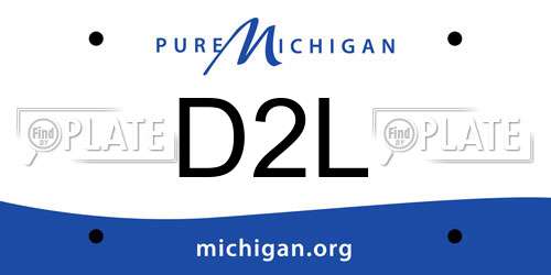 D2L Michigan License Plate