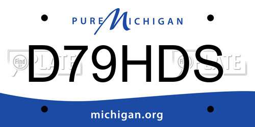 D79HDS Michigan License Plate