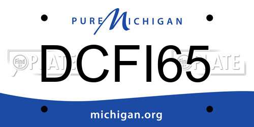 DCFI65 Michigan License Plate