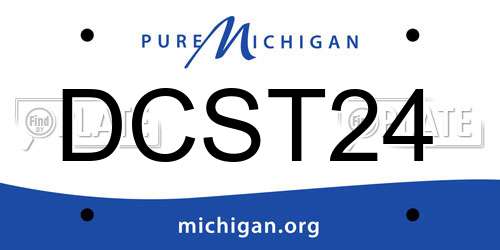 DCST24 Michigan License Plate