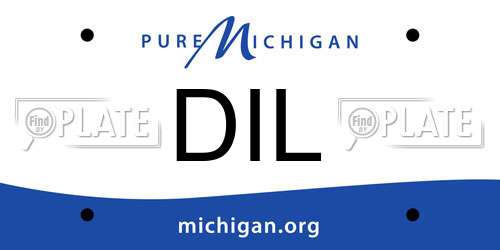 DIL Michigan License Plate