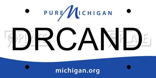 DRCAND Michigan License Plate