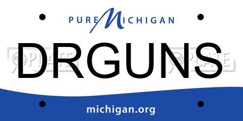 DRGUNS Michigan License Plate