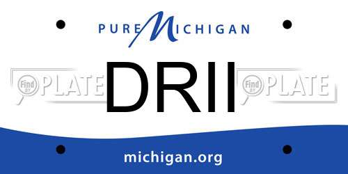 DRII Michigan License Plate