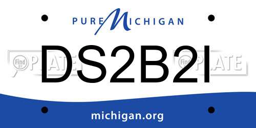 DS2B2I Michigan License Plate