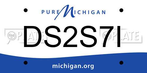 DS2S7I Michigan License Plate