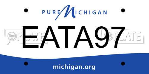 EATA97 Michigan License Plate