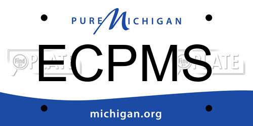 ECPMS Michigan License Plate