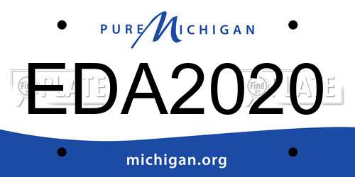EDA2020 Michigan License Plate