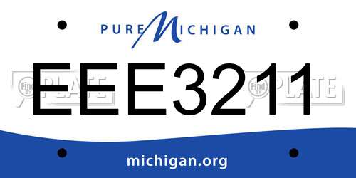 EEE3211 Michigan License Plate