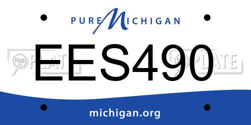 EES490 Michigan License Plate