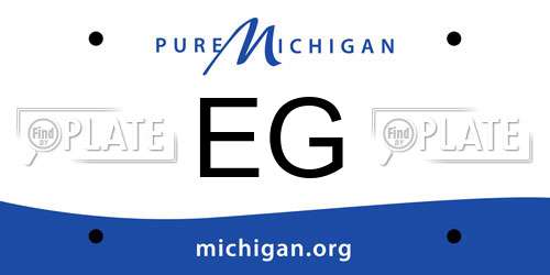 EG Michigan License Plate