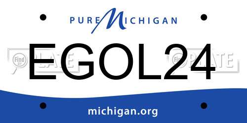 EGOL24 Michigan License Plate