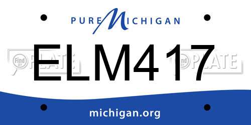 ELM417 Michigan License Plate