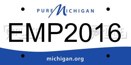 EMP2016 Michigan License Plate