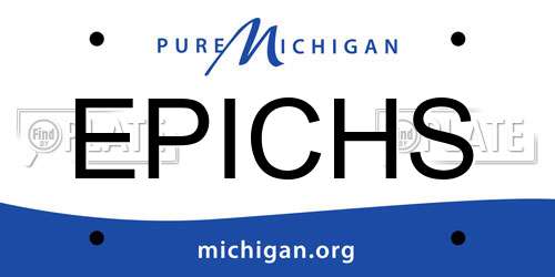 EPICHS Michigan License Plate