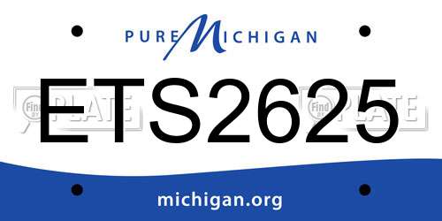 ETS2625 Michigan License Plate