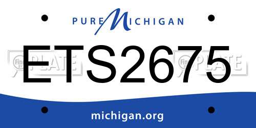 ETS2675 Michigan License Plate
