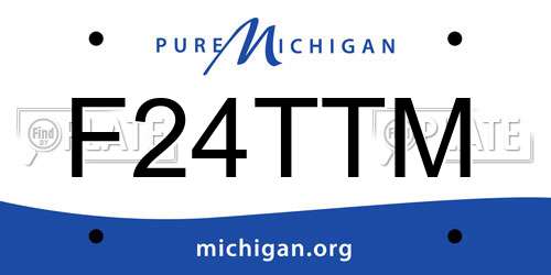 F24TTM Michigan License Plate