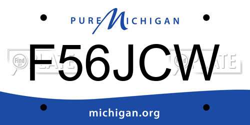 F56JCW Michigan License Plate