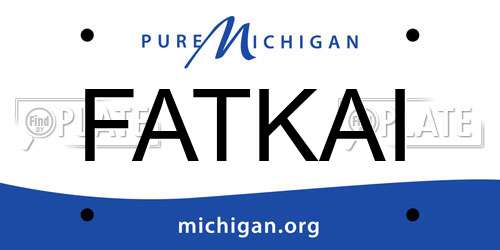 FATKAI Michigan License Plate