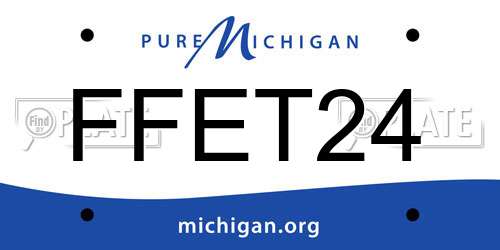 FFET24 Michigan License Plate