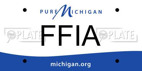 FFIA Michigan License Plate