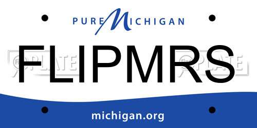 FLIPMRS Michigan License Plate
