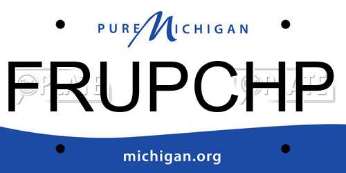 FRUPCHP Michigan License Plate