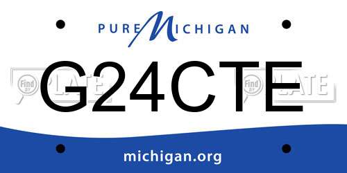 G24CTE Michigan License Plate