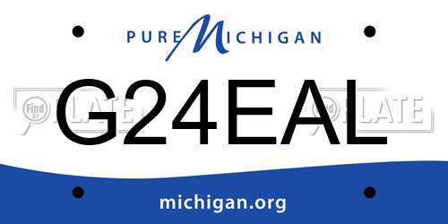 G24EAL Michigan License Plate