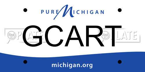 GCART Michigan License Plate