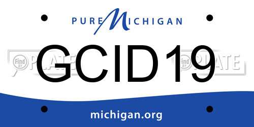 GCID19 Michigan License Plate