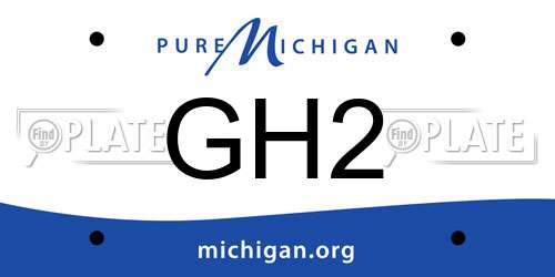 GH2 Michigan License Plate