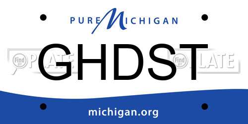 GHDST Michigan License Plate